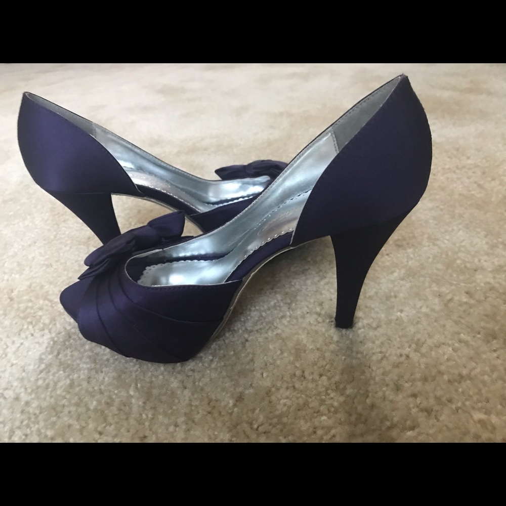 Michaelangelo Purple Peep Toes